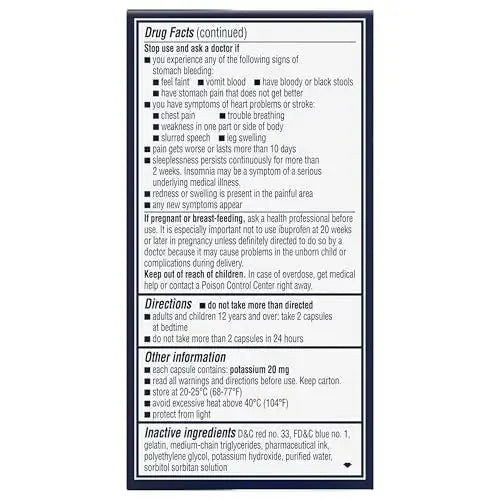 Advil PM Liqui-Gels Minis, 80 Liquid Filled Capsules AdvilAu supplements