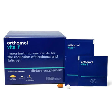 Orthomol Vital F Powder & Tablet Packet, Women's Multivitamin, 30-Day Supply, Vitamins A, B, C, D, E, K, Calcium, Iodine, Omega-3… OrthomolAu supplements