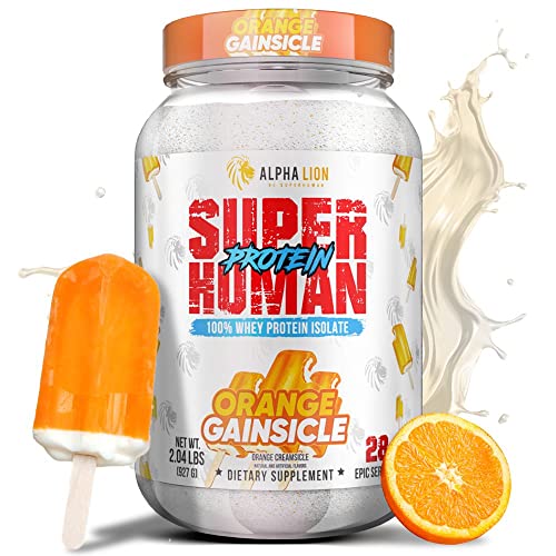 ALPHA LION Superhuman Whey Protein Powder, Great Tasting Pure Whey Protein Isolate ALPHA LIONUS supplements