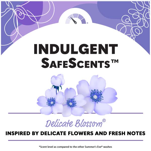 Summer's Eve Delicate Blossom Daily Refreshing Feminine Wash, Removes Odor, pH balanced, 15 fl oz Summer's EveAu supplements