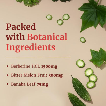Berberine HCL 1500mg for Weight Management | Botanical Keto Inducing Berberine Supplement Nobi NutritionUS supplements