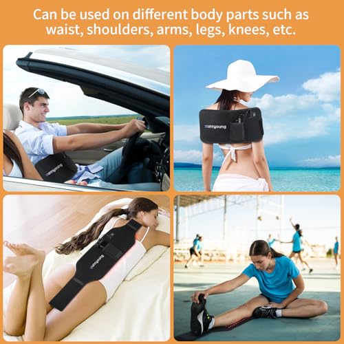 SUNNYOUNG Red Light Therapy Belt, Infrared Light Therapy Wrap Muscle Relaxing Belt with 120 LED Lights sunnyoungAu supplements