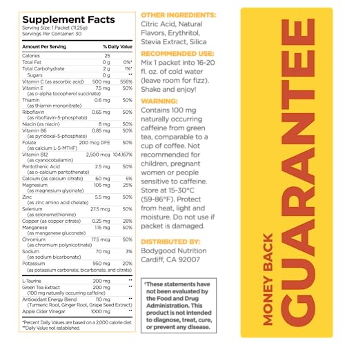 Pureboost Apple Cider Vinegar Superfoods Clean Energy Drink Mix, Boosted with 1,000 mg PureboostUS supplements