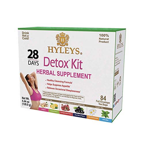 Hyleys Detox Tea for Cleanse - 28 Day Kit - 84 Tea Bags - Gift Gift For Mom For Mom HYLEYSUS supplements