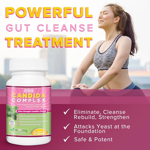 Cyrixs Health Candida Complex | Boost Your Immune System | All Natural Gut Cleanse with Herbs, Antifungals Cyrixs HealthAu supplements
