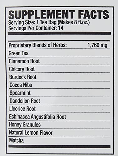 Rapid Fire Slim Tea 14 Day Herbal Teatox, Blend of Natural Herbs and Botanicals, Supports Healthy SNSAu supplements