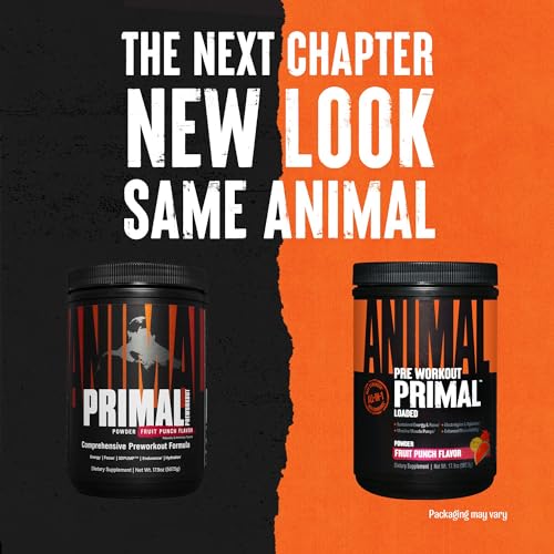 Animal Primal Muscle Hydration + Preworkout Powder – Contains Beta Alanine, 3DPump AnimalUS supplements