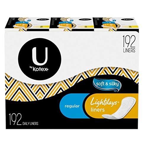 Kotex Lightdays Liners Regular, Soft and Silky, 192 Count KotexAu supplements