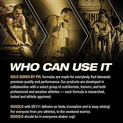 PVL ISO Gold – Grass Fed - Premium Isolate 100% Whey Protein Shake - Orange Krush'd - 908 g PVLUS supplements