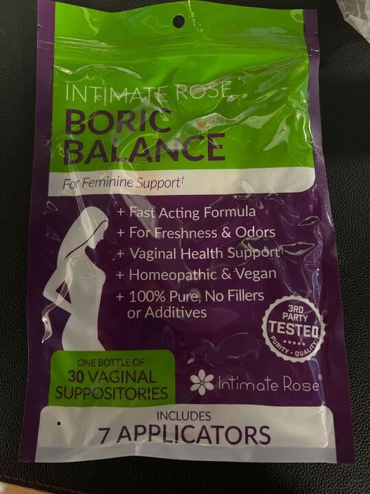 Intimate Rose Combo Pack! Flora Bloom Probiotics for Women (One Bottle) and Boric Balance Boric Acid Intimate RoseAu supplements
