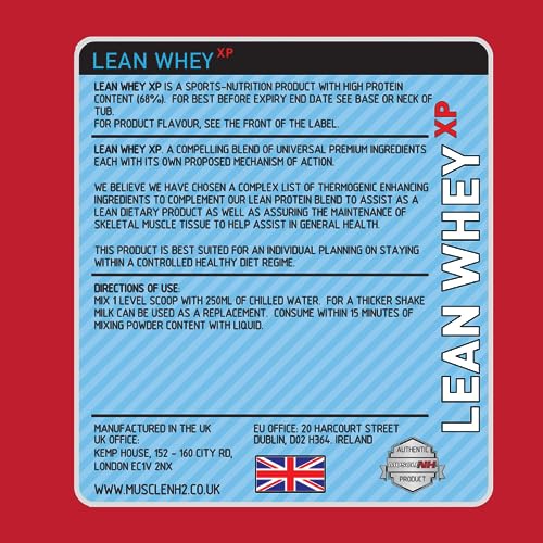 MuscleNh2 Lean Whey XP Diet Whey Protein Powder, Low Fat and Sugar, High Protein MuscleNh2Au supplements