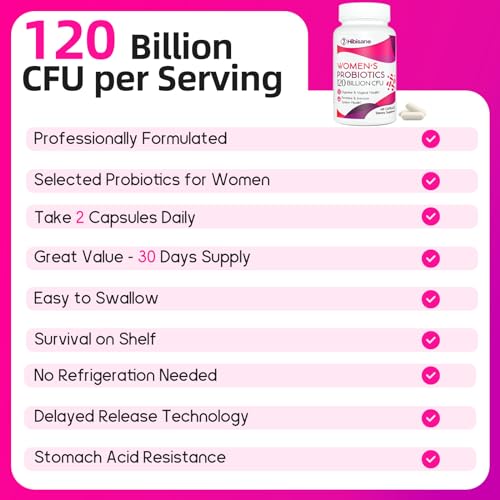 120 Billion CFU Probiotic - Menopause Support Probiotics for Women, 13-in-1 Natural NegimaAu supplements