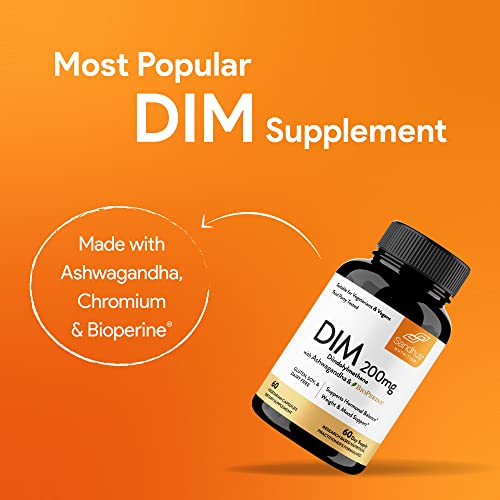 Sandhu's DIM Supplement 200 mg -60 Capsules - Diindolymethane with Ashwagandha Sandhu'sUS supplements