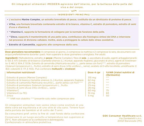 IMEDEEN Prime Renewal Anti-Aging Dietary Supplement — ViTea, Marine Complex, Vitamin C, E, and Zinc ImedeenAu supplements