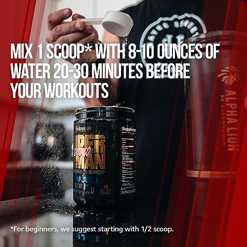 ALPHA LION Superhuman Burn 2-in-1 Metabolism Booster Pre Workout ALPHA LIONUS supplements