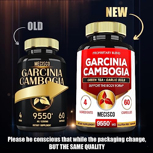 Garcinia Cambogia 9550mg - 4 Month Supply - Supplement for Men and Women - A Natural MeciscoUS supplements
