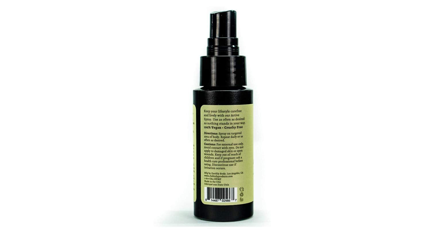 Hemp Daily Active Spray | Hemp Spray with Essential Oils | Vegan, Organic Ingredients | 2 Fluid Ounces (Original Spray, Single) Premium Hemp Extract DailyAu supplements