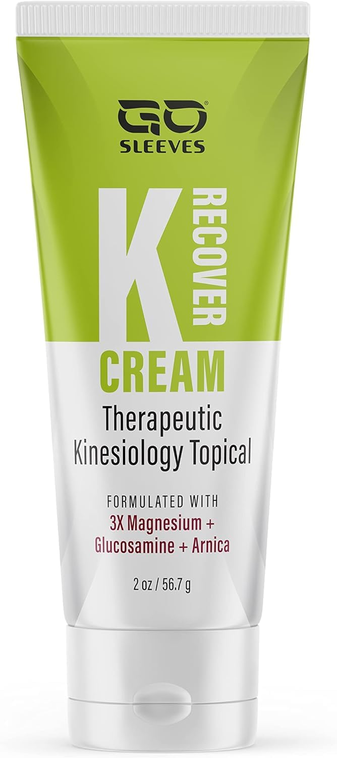Go Sleeves Sports Recovery Cream - Concentrated Muscle and Joint Recovery Lotion – Magnesium Chloride Cream with Arnica for Muscle Pain and Stiffness from Running, Exercise, Backache – 2 Ounces GO SLEEVESAu supplements