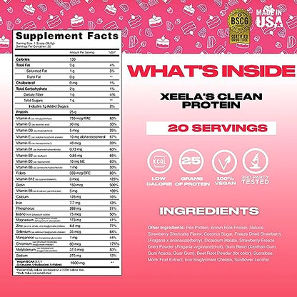 XEELA Plant Based Vegan Protein Powder - Independently Tested - 25g High Protein XEELAUS supplements