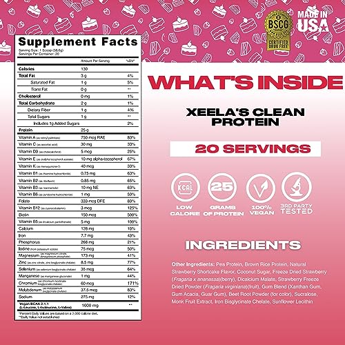 XEELA Plant Based Vegan Protein Powder - Independently Tested - 25g High Protein XEELAAu supplements