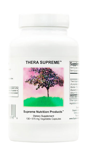 Supreme Nutrition Thera Supreme, 130 Pure Herbal Combination Vegetarian Capsules Supreme Nutrition ProductsAu supplements