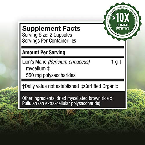 Host Defense, Lion's Mane Capsules, Promotes Mental Clarity, Focus and Memory Host DefenseAu supplements