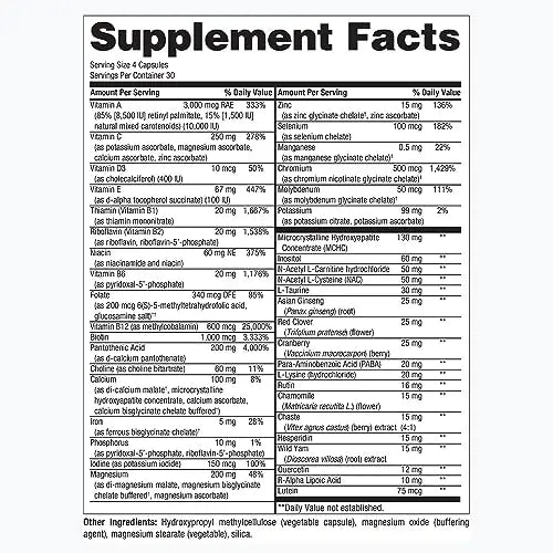 PureFormulas PureMulti for Women - Comprehensive Multivitamin for Women with Essential Nutrients and Herbal Support Womens Daily Multivitamins PureFormulasAu supplements