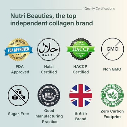 NUTRI Beauties Hydrolysed Marine Collagen Liquid Drink Supplement 10,000Mg NUTRI BEAUTIESUS supplements