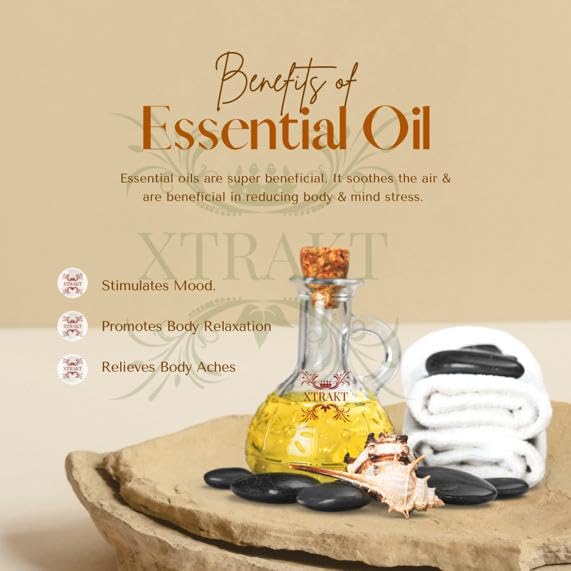 XTRAKT Pure Rose Essential Oil - Therapeutic Grade Aromatherapy Oil for Elegance and Emotional Balance XTRAKTAu supplements