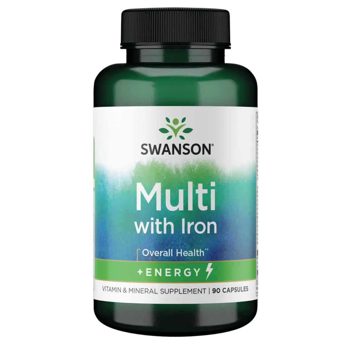 Swanson Active One Multivitamin with Iron 90 Capsules SwansonAu supplements