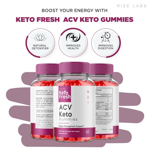 (3 Pack) Keto Fresh ACV Gummies, Keto Fresh ACV Gummies for Advanced Weight Loss rize labsAu supplements