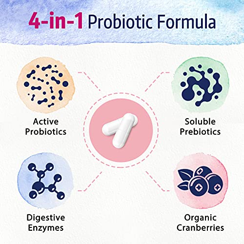 Bonawell Probiotics for Women 100B, with Organic Prebiotic, Cranberry for Feminine Health BonawellAu supplements