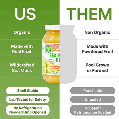 EverSmith Organics - Wildcrafted Irish Sea Moss Gel | Made in USA | Rich in Vitamins EverSmith OrganicsUS supplements
