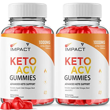 (2 Pack) Impact Keto Gummies for Weight Loss and Belly Fat Diet, AVC Keto ACV Advanced FyvusAu supplements