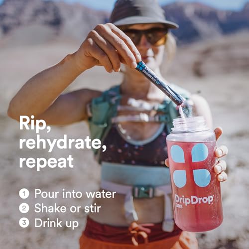DripDrop Hydration - Electrolyte Powder Packets - Watermelon, Berry, Orange, Lemon DripDropUS supplements