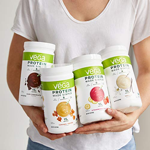Vega Protein Made Simple, Dark Chocolate - Stevia Free Vegan Protein Powder VegaUS supplements