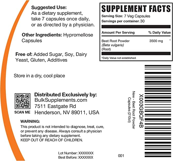 BULKSUPPLEMENTS.COM Beet Root Capsules - Beetroot Supplement, Beet Root Pills BULKSUPPLEMENTS.COMUS supplements