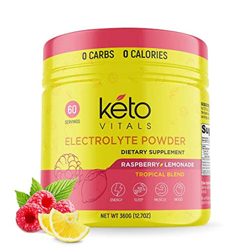 Keto Vitals Electrolytes Powder - Sugar Free Keto Electrolytes Powder with Potassium Keto VitalsAu supplements