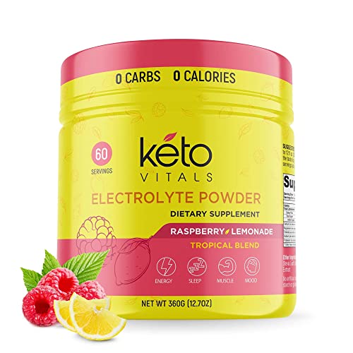 Keto Vitals Electrolytes Powder - Sugar Free Keto Electrolytes Powder with Potassium Keto VitalsAu supplements