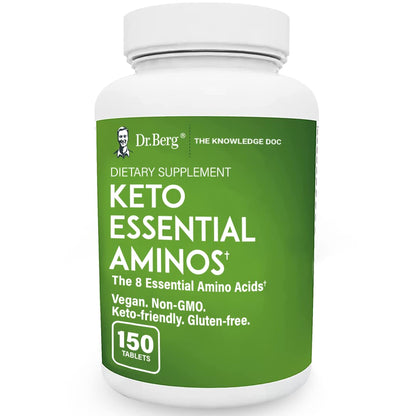 Dr. Berg's Keto Essential Aminos - Contains 8 Essentials Amino Acids -Keto Friendly Dr. Berg NutritionalsUS supplements