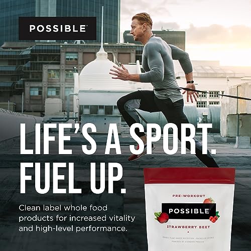 Possible Beet Pre-Workout - Strawberry Beet Flavor - Individually Wrapped Servings PossibleUS supplements