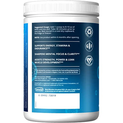 MRM Nutrition Driven Pre-Workout Powder | Blood Orange Flavored | 125mg Caffeine MRMUS supplements