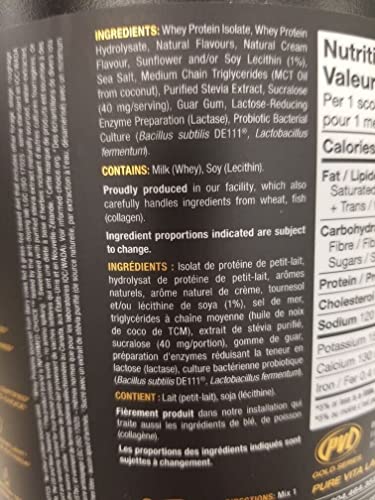 PVL ISO Gold – Grass Fed - Premium Isolate 100% Whey Protein Shake - Orange Krush'd - 908 g PVLUS supplements