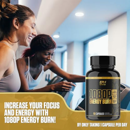 1080p Thermogenic Energy Burn | #1 Rated Energy & Pre Workout for Men & Women EPN SupplementsUS supplements