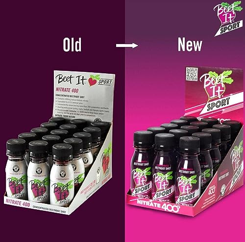 BEET IT Sport Pro-Elite Shot, (15 Shots) Nitrate 400, Non GMO Certified - Each Shot Contains BEET ITUS supplements