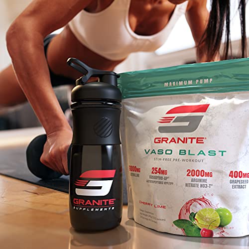 Granite Vaso Blast Advanced 'Stim-Free' Pre-Workout | Supports Vasodialation, NO Conversion Granite SupplementsAu supplements