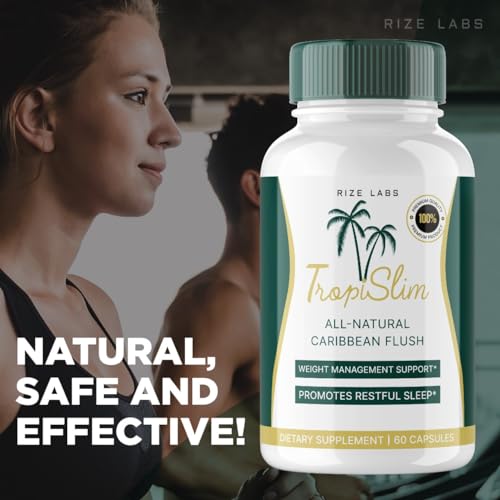 rize labs (5 Pack Tropislim Weight Loss Supplement, Tropislim Capsules for Total Body rize labsUS supplements