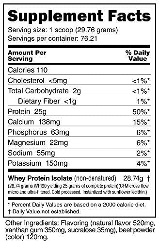NutraBio Whey Protein Isolate Supplement – 25g of Protein Per Scoop with Complete NutraBioUS supplements