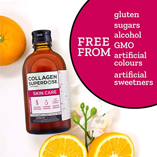 Collagen Superdose Skincare by Gold Collagen | Patented Liquid Collagen Peptides Supplement | 10 Powerful and Effective Ingredients | 30 Day Supply COLLAGEN SUPERDOSE by Gold CollagenAu supplements